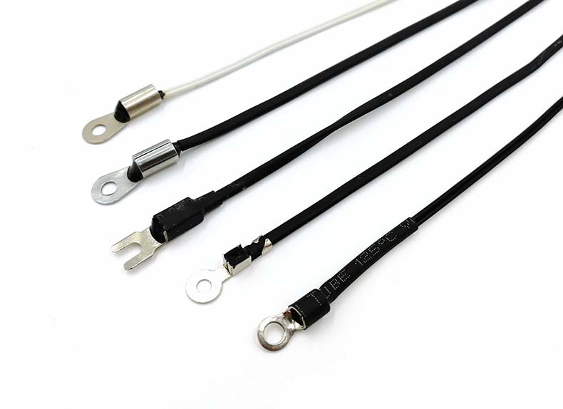 Digitaler Temperatursensor DS18B20 — Ringöse, 2.5mm-Steckverbinder, XLPE-Kabel