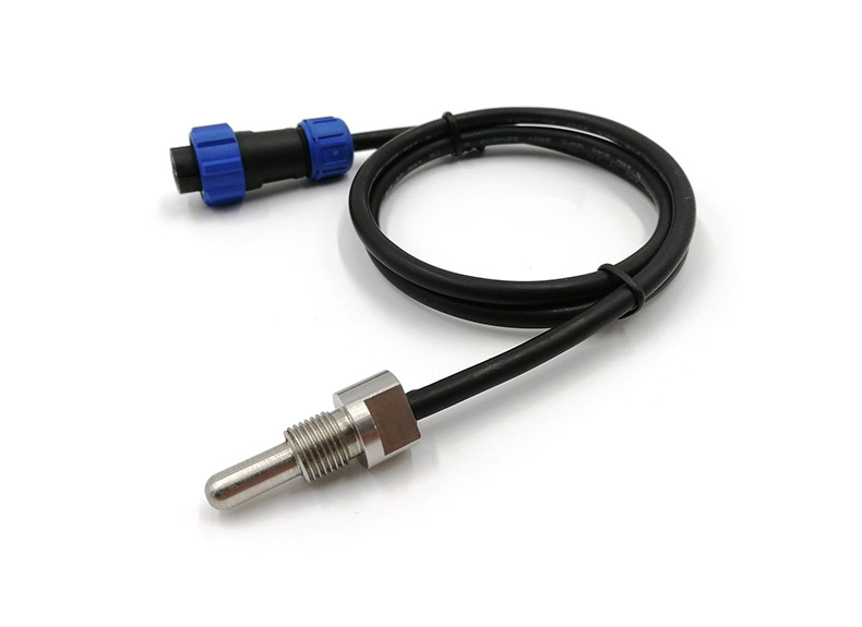 Digitaler Temperatursensor DS18B20 OD6×50mm — Wasserdicht, Industrieeinsatz, GX12-Steckverbinder