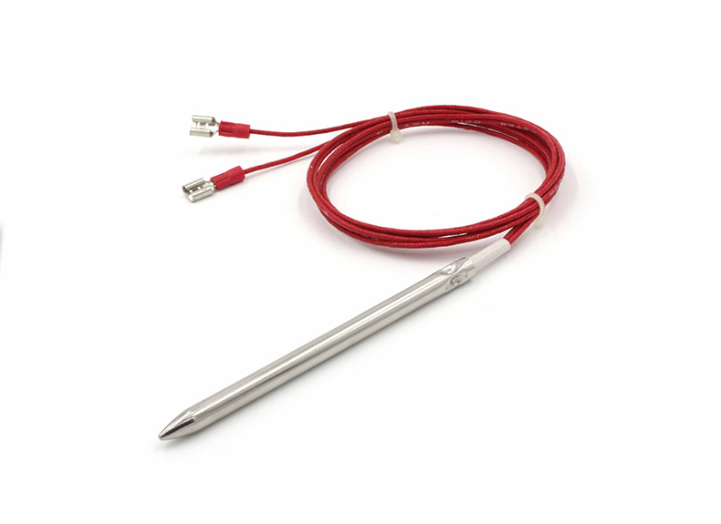RTD-Temperatursensor PT100 — 2-Leiter-Ausführung, Rundsteck-Crimpkontakt
