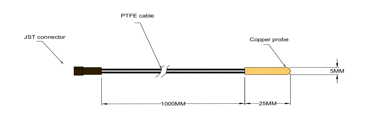 NTC 5kΩ-Hermistor-Temperatursensor-Sonde für HVAC