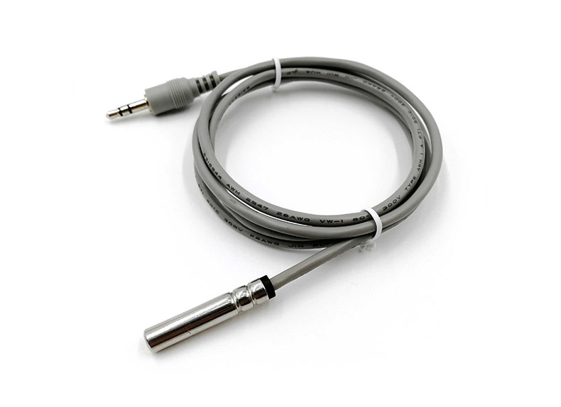 NTC-Thermistor-Temperatursensor 10K — Schnelles Ansprechverhalten, 3.5mm-Klinkenanschluss