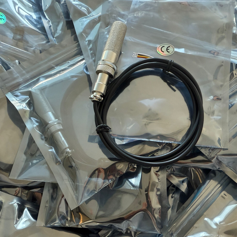 Temperatur- und Feuchtesensor SHT31 — Sinterfilter, RJ45-Steckverbinder