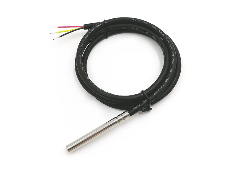 Wasserdichter DS18B20 Temperatursensor mit Silikonkabel