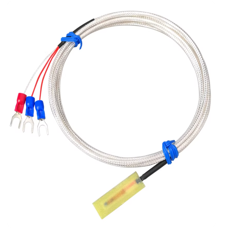 Klasse A PT100 Oberflächentemperatur-Sonde mit Polyimid-Klebstoff