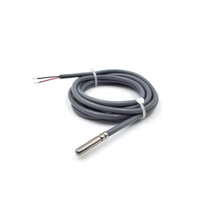 Digitaler Temperatursensor DS18B20 — 2-Leiter-Ausführung, Wasserdicht, Silikonkabel