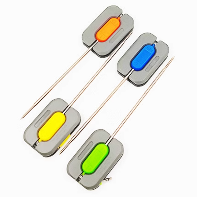 Lebensmitteltaugliche Grill-Temperatursonde mit Silikongriff
