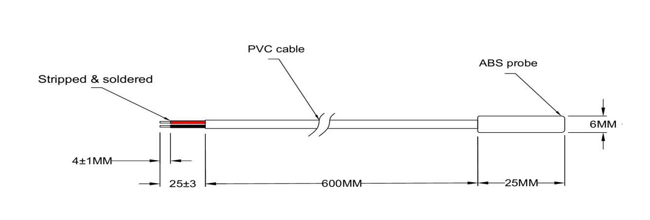 NTC-Thermistor-Temperatursensor 5kΩ — Verkaufsautomaten