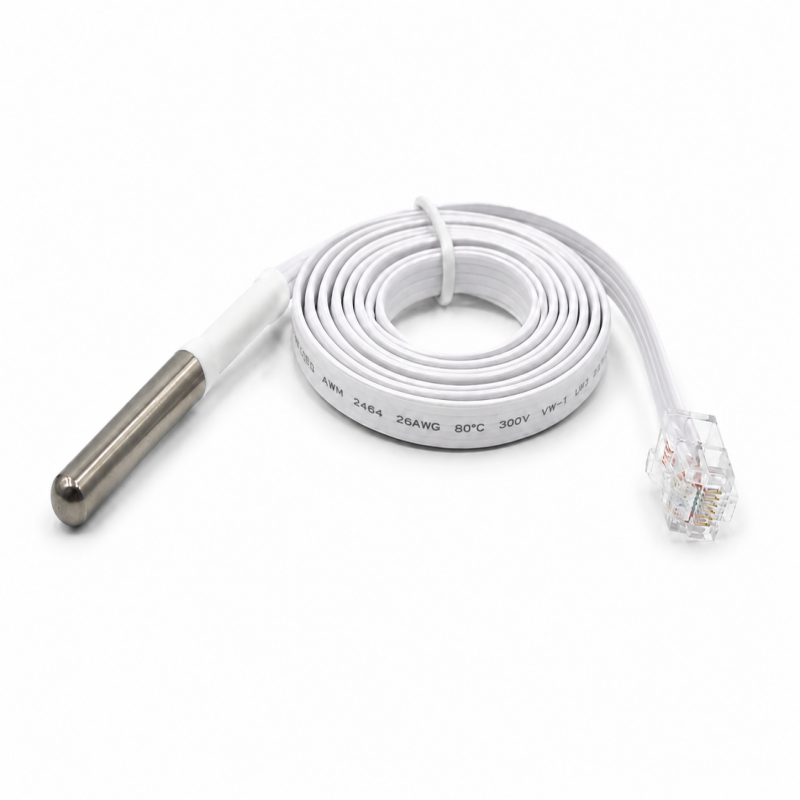 Digitaler Temperatursensor DS18B20 — RJ45-Steckverbinder, Kühlkettenlogistik