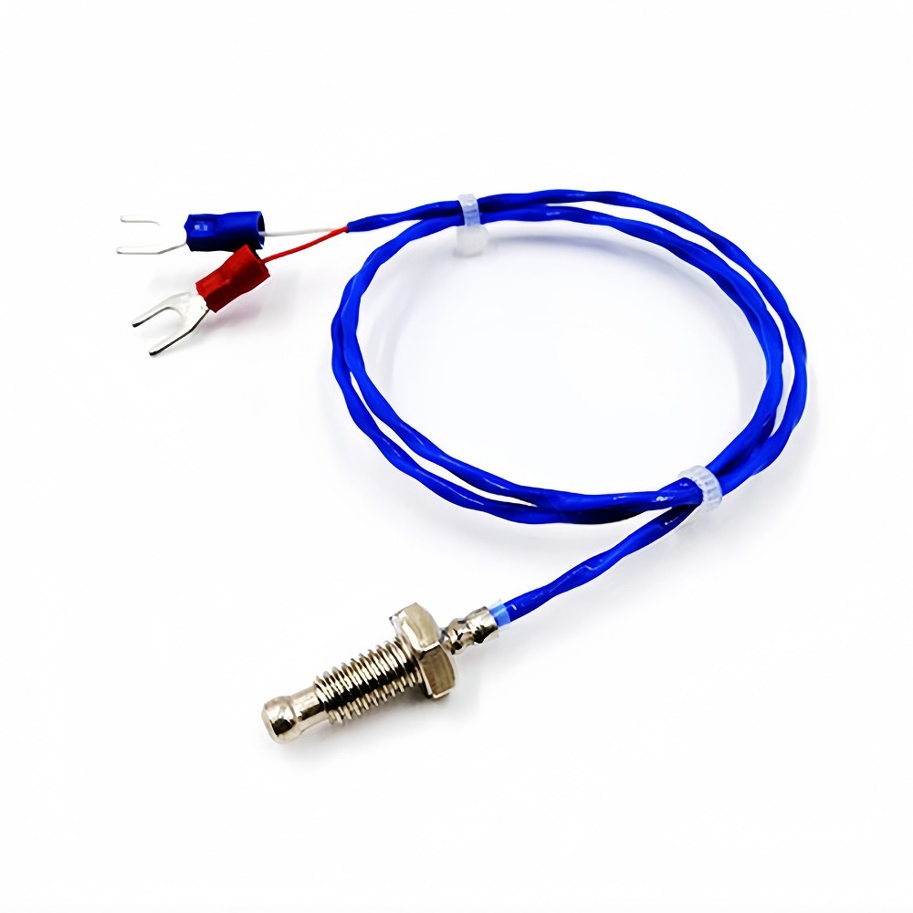 Typ-K-Thermoelementfühler mit M6-Gewinde und 500mm-FEP-Kabel