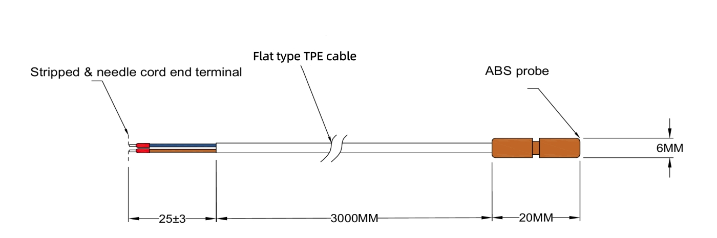NTC-Thermistor-Temperatursensor 10K — Fußbodenheizung